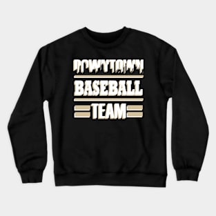 Baseball Bat Pitcher Team Sport Base Crewneck Sweatshirt